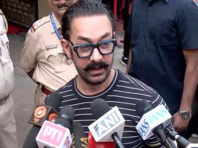 Maharashtra Civic Polls: Aamir Khan praises BMC arrangements as he steps out to vote