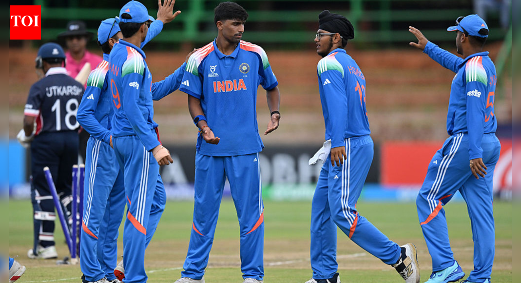 Henil Patel's five-for sets up India U19's six-wicket win over USA