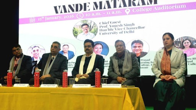 Vande Mataram anniversary: Kamala Nehru College celebrates 150 years of national song; VC Yogesh Singh attends