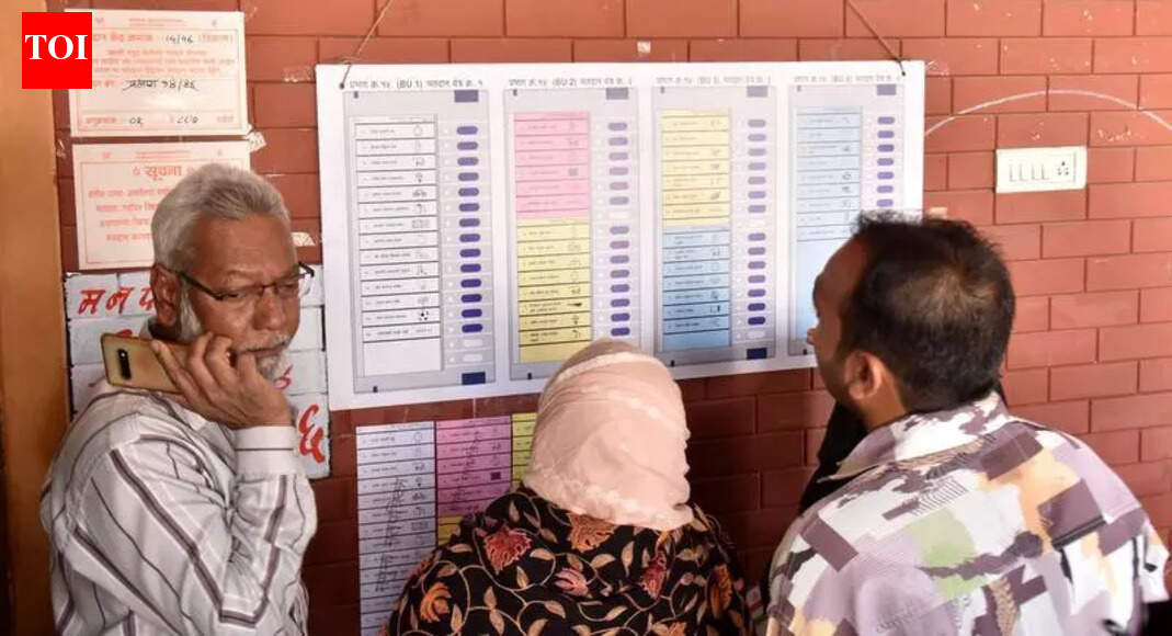 Senior citizens in Nashik confused by number of EVMs & candidates | Nashik News
