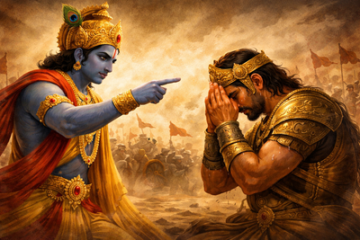 Bhagavad Gita shloka of the day to let go of anxiety