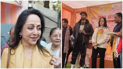 Hema Malini hits back at trolls over ‘not smiling’ video, says ‘Now don’t complain’ while posing for paps during BMC elections
