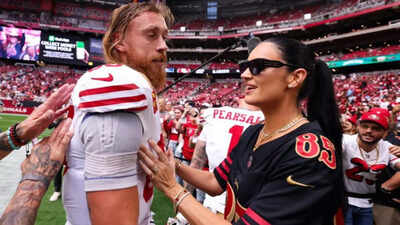 Behind-the-scenes video shows Claire Kittle’s distress as George Kittle goes down with frightening injury