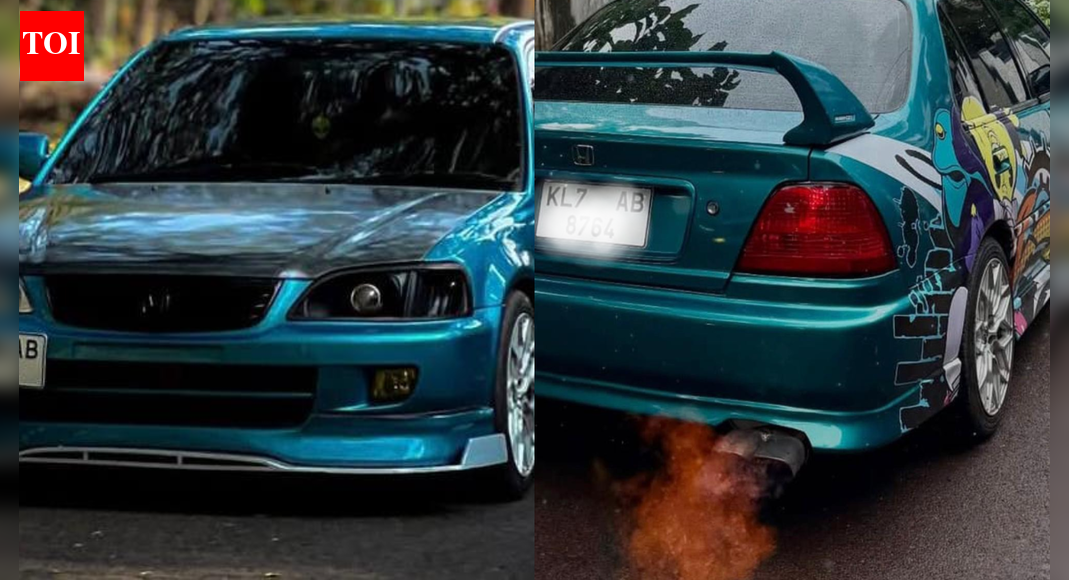 Modified trouble: Kerala student’s flame-spitting car draws Rs 1.1L fine in Bengaluru