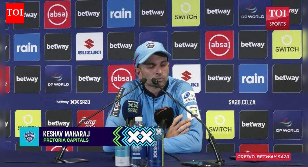 Keshav Maharaj press conference: 'Need to react better' | SA20