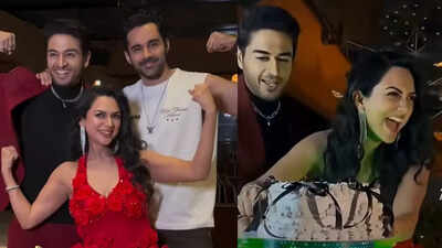 Gaurav Khanna throws a grand birthday bash for wife Akanksha Chamola; Ashnoor Kaur, Awez Darbar and others dance their hearts out