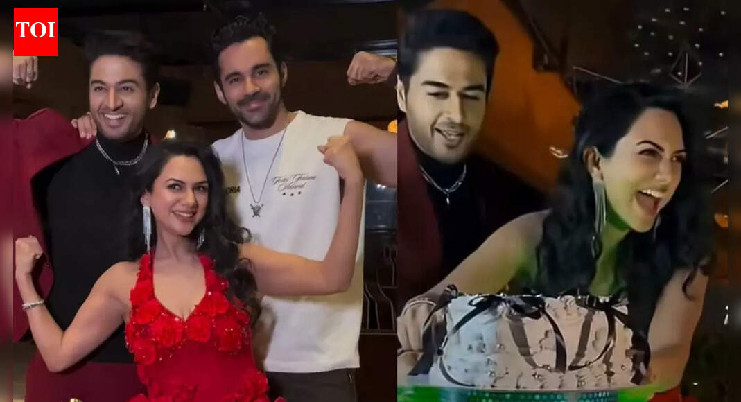 Gaurav Khanna throws a grand birthday bash for wife Akanksha Chamola; Ashnoor Kaur, Awez Darbar and others dance their hearts out