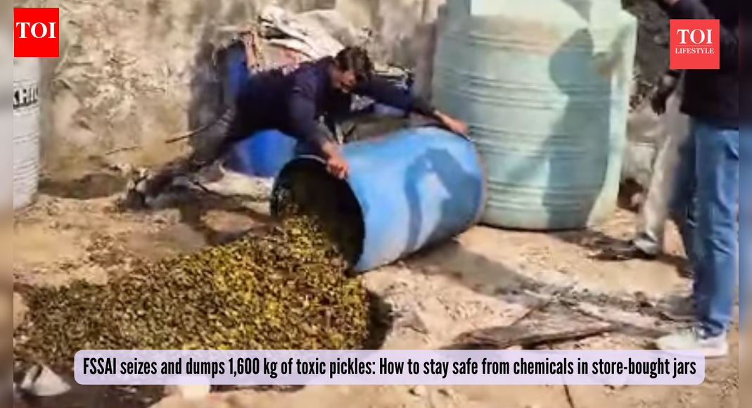 FSSAI seizes and dumps 1,600 kg of toxic pickles: How to stay safe from chemicals in store-bought jars