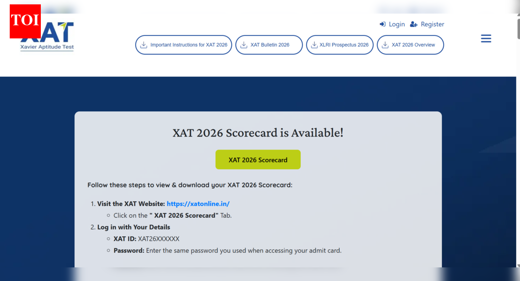 XAT 2026 result released at xatonline.in: Direct link to download scorecards here