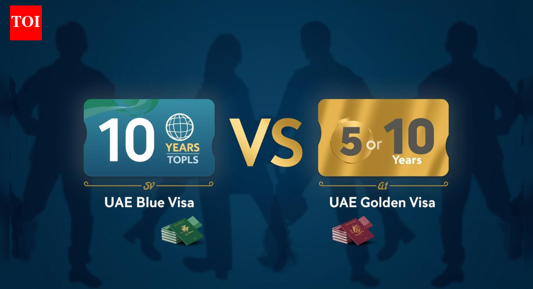 UAE Blue vs Golden Visa: Difference, eligibility, and which one suits you for long-term residency