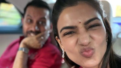 Samantha Ruth Pabhu celebrates FIRST Makar Sankranti with husband Raj Nidimoru; shares twinning car selfie