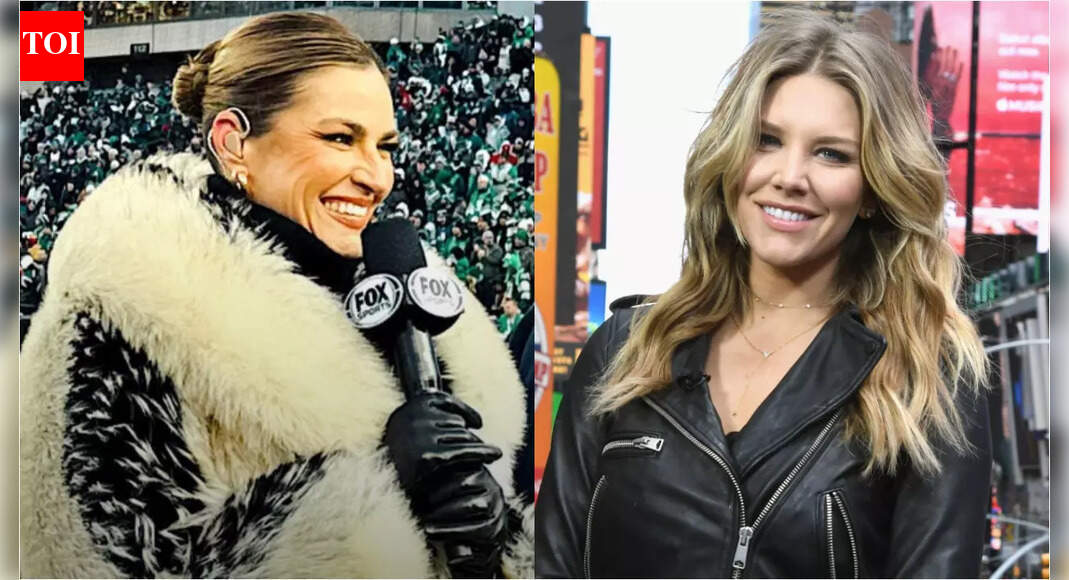 FOX reporter Erin Andrews’ viral playoff fur coat steals spotlight during Eagles loss, Charissa Thompson defends her: “Why can’t you…"