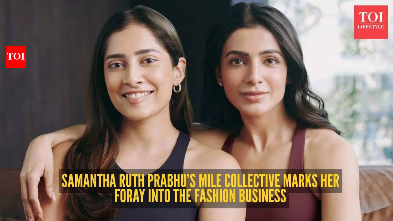 From screen to style: Samantha Ruth Prabhu enters fashion space with new apparel brand | - The Times of India