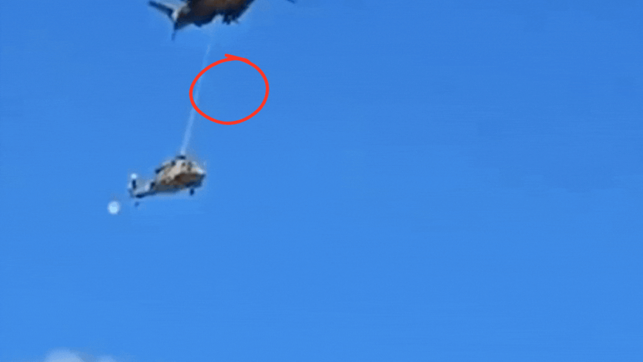 Watch: Dramatic video shows IDF Black Hawk crashing after harness tore mid-lift; no injuries reported