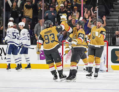 Jack Eichel’s unexpected overtime goal for Vegas Golden Knights marks their win against Toronto Maple Leafs