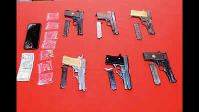 Police bust arms trafficking racket in Bhubaneswar, seize 6 pistols