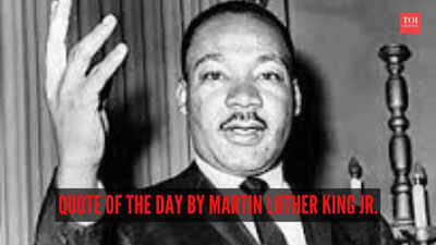 Quote of the day by Martin Luther King Jr.: “I question and soul-search constantly into myself to be as…”