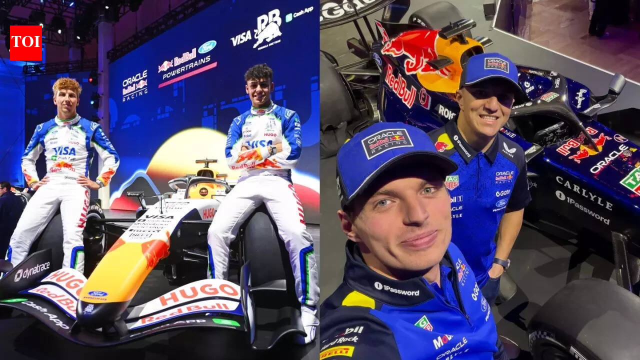 Max Verstappen spots potential flaw as Red Bull and Racing Bulls unveil glossy liveries