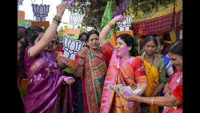 Nagpur civic polls highlights: BJP claims 97 seats, leads in 10; party set for fourth straight term in 151-member civic body