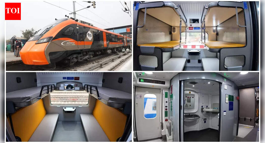 Vande Bharat Sleeper Launch On January 17: How Is New Indian Railways Train Better Than Rajdhani? Top Features & Stunning Photos