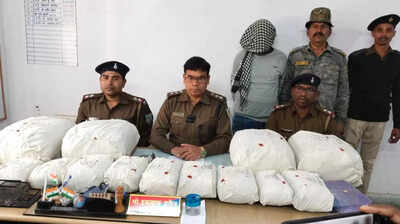Hazaribagh Police Seize 48kg Ganja, Arrest Suspect in Daru Drug Bust