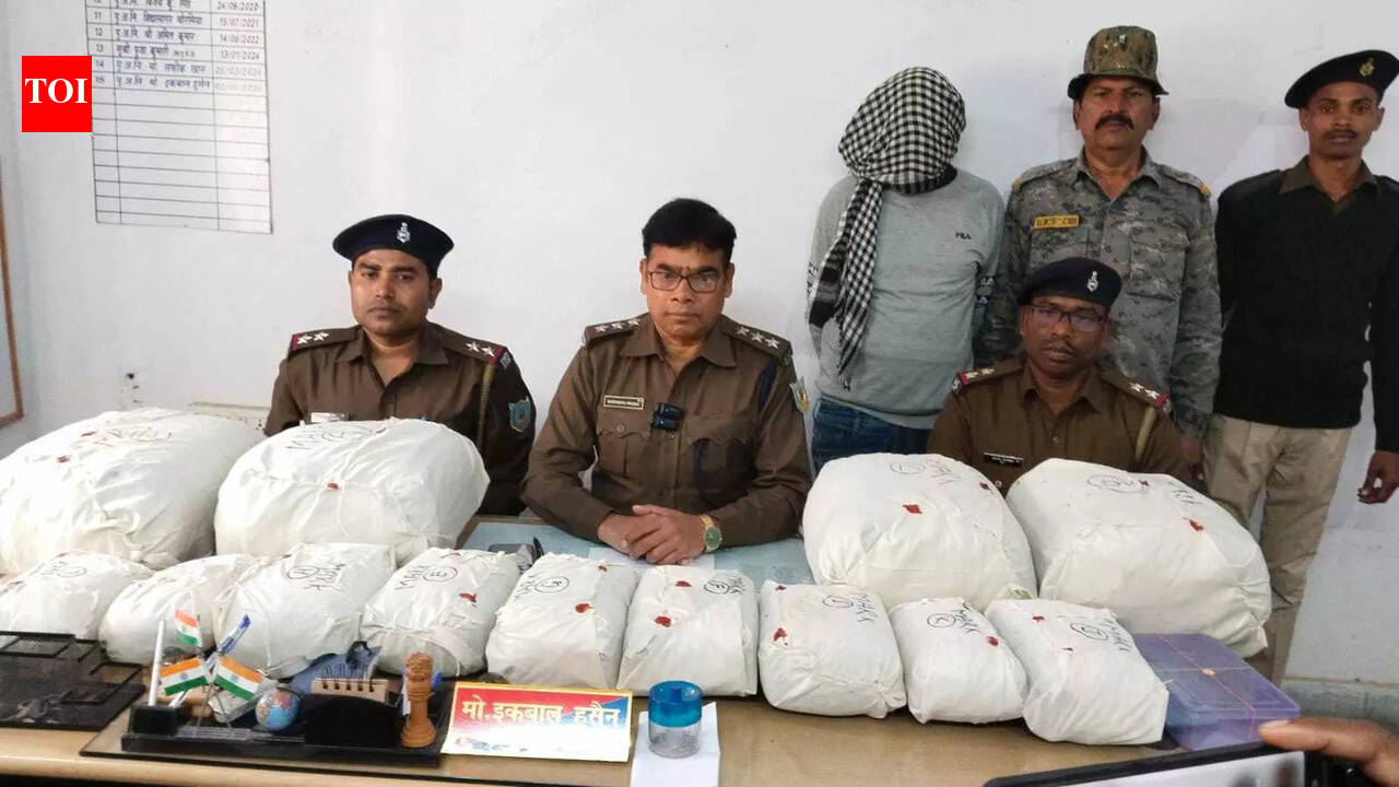 Hazaribagh Police Seize 48kg Ganja, Arrest Suspect in Daru Drug Bust
