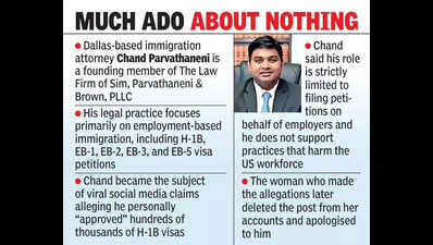 Telugu attorney disputes H-1B visa fraud allegations