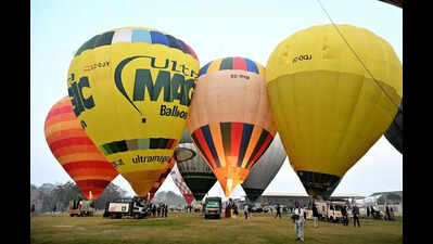 Sankranti celebrations soar as kites, balloons and drone shows draw massive crowds in Hyderabad
