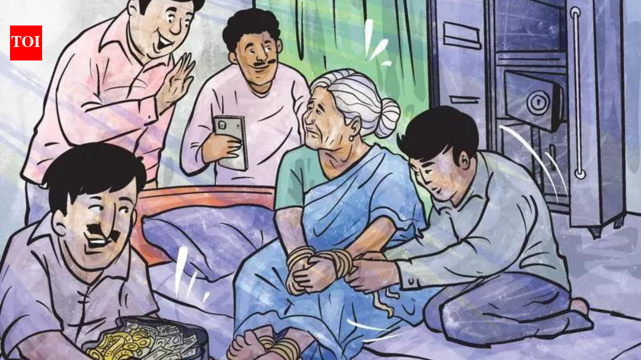 Robbers seek 76-yr-old’s permission to tie her up