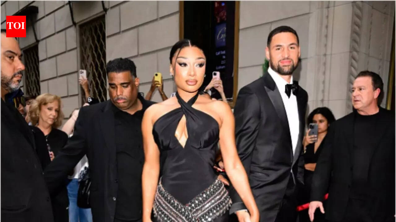 Klay Thompson shows support for girlfriend Megan Thee Stallion as she promotes her Dunkin’ collaboration and limited-edition cup