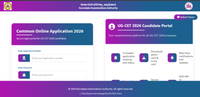KCET registrations 2026 start at cetonline.karnataka.gov.in: Check direct link to apply here