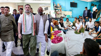'Clean water not available even today': Rahul Gandhi meets Indore victims; slams MP government