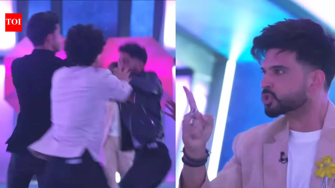 Splitsvilla X6: Karan Kundrra loses his calm after contestants Yogesh Rawat and Harshit Gururani get into a physical fight