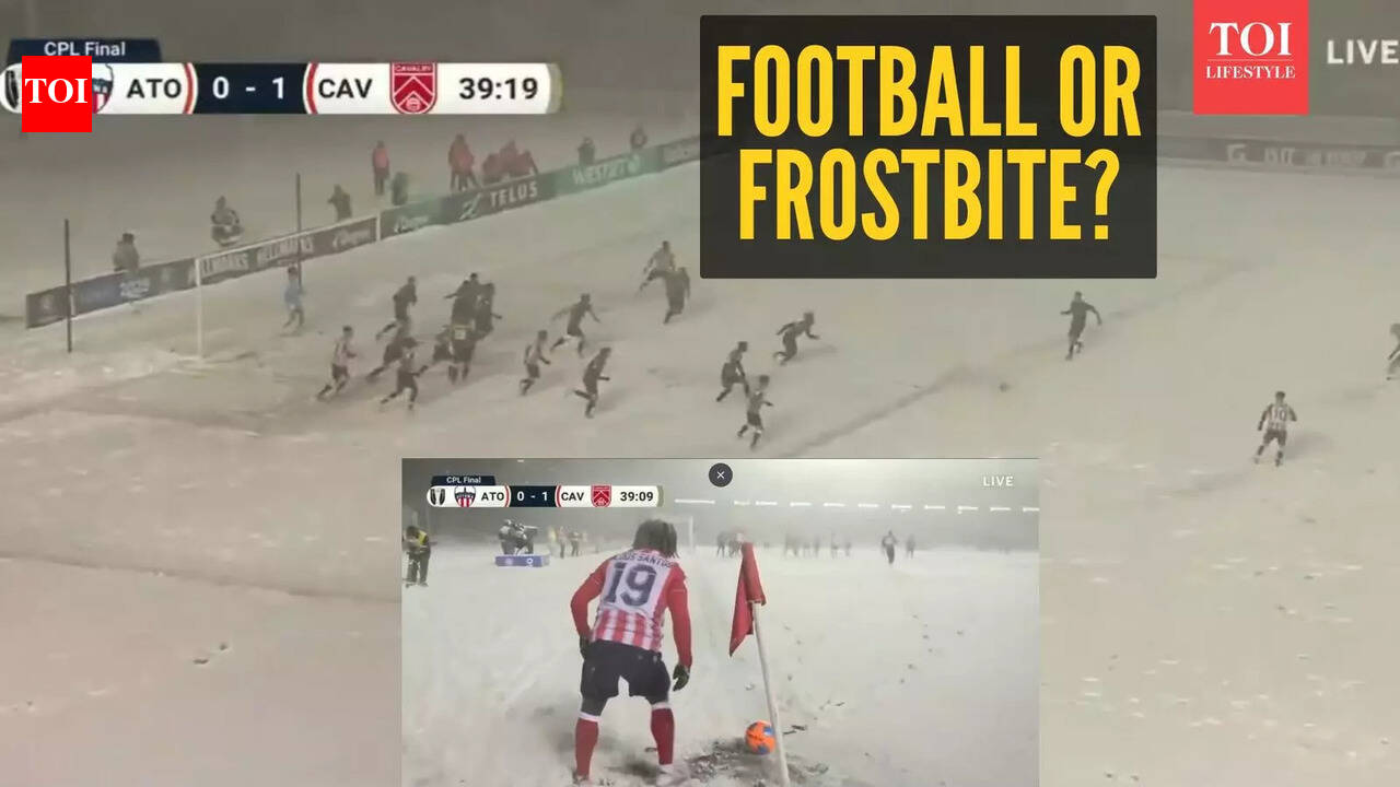 Is this even legal? Canada’s craziest football goal aced in −8°C blizzard goes viral