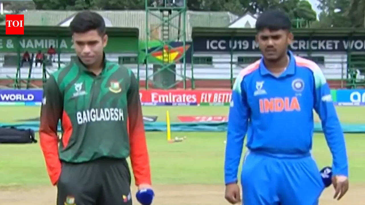 Handshake drama returns at U-19 World Cup! India, Bangladesh captains refuse pleasantries at toss - WATCH