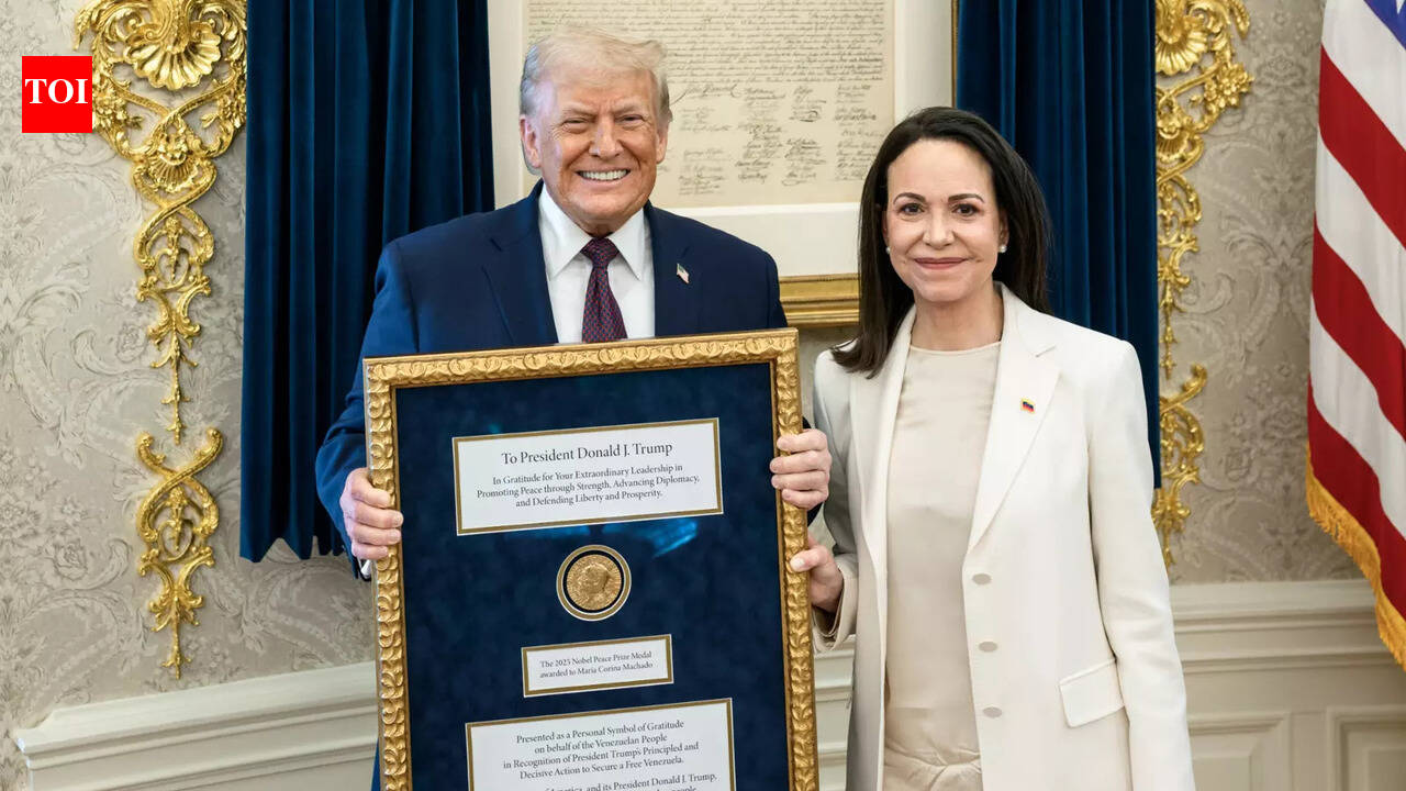 Venezuela leader just gave Trump her Nobel. He kept the medal — and backed her rivals