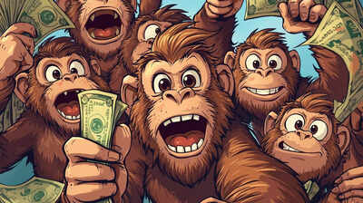 மனிதர்களைப் போலவே குரங்குகளும் பணத்தை இழக்கும் என்று அஞ்சுவதாக ஆராய்ச்சி காட்டுகிறது