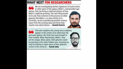 IUCAA scientists discover ‘silent cannibalism’ of largest spiral galaxy — Malin 1