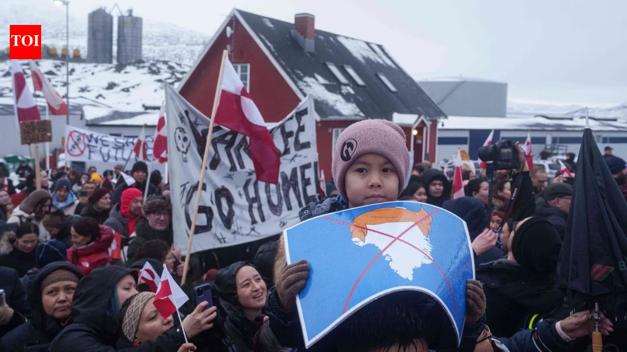 'Not going down without a fight’: Thousands march in Greenland amid Trump's takeover threat