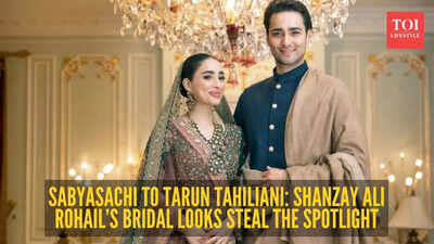 Shanzay Ali Rohail weds Junaid Safdar: Nawaz Sharif’s grandson’s bride turns heads in Sabyasachi and Tarun Tahiliani at lavish wedding