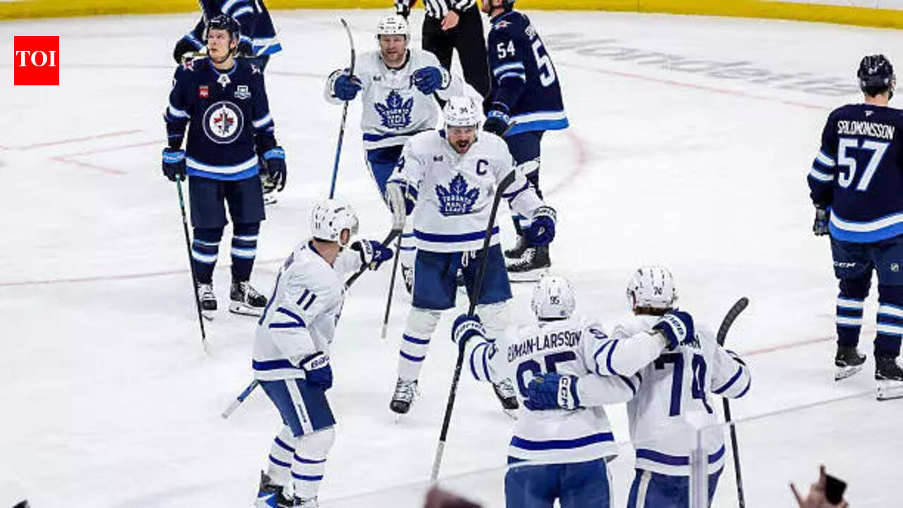 Max Domi leads Toronto Maple Leafs in overtime to 4-3 win against Winnipeg Jets