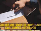 After firing 15,000 employees, this tech giant shuts its office library and cuts newspaper access