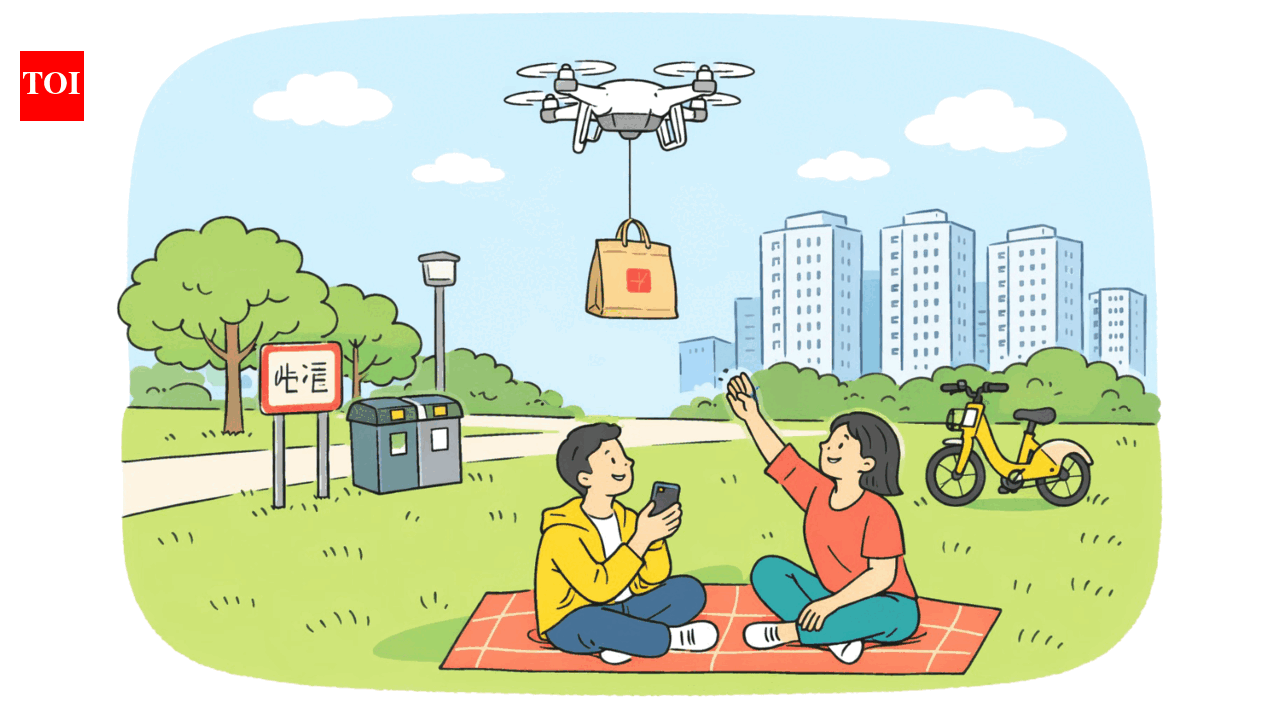 Flying taxis? China has them. And drone lunch deliveries, too