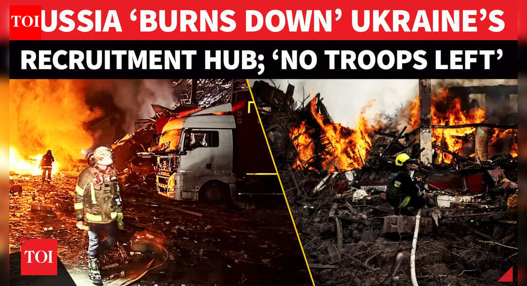 Russia Strikes Ukraine Recruitment Centre Amid Major Troop Crunch | Battle Of Sumy Intensifies