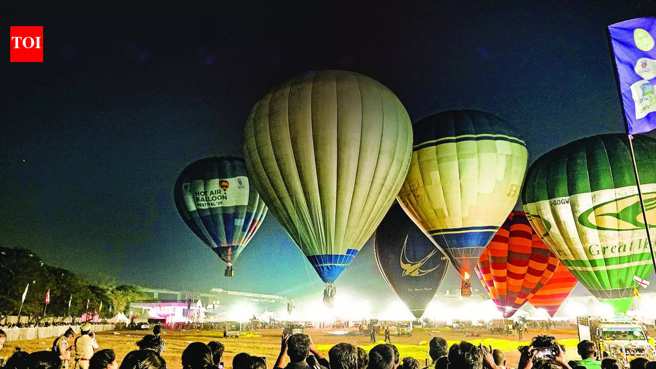 Up in the sky: Telangana witness inaugural International Hot Air Balloon festival