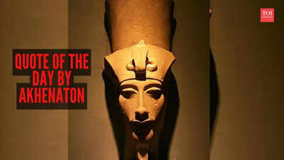 Quote of the day by Akhenaton: “Those who gave thee a body, furnished it…”