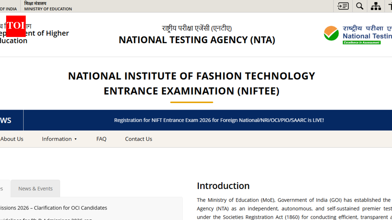 NIFT 2026 registration ends tomorrow: Last chance to apply with late fee, direct link here
