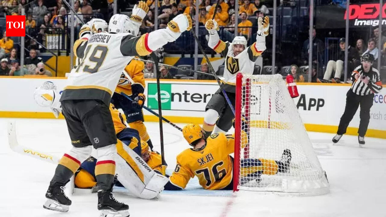 Vegas Golden Knights extend winning run after seven straight goals against Nashville Predators