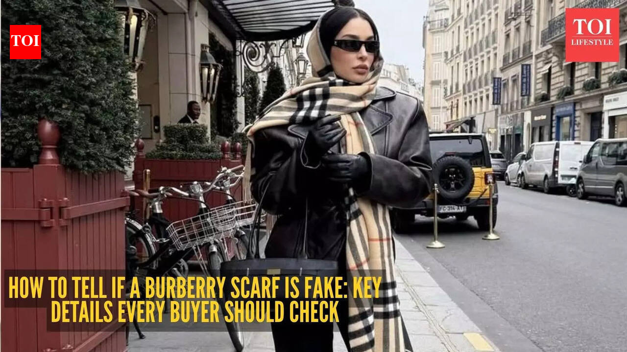 How to spot a fake Burberry scarf