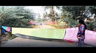 Concrete road becomes toilet as Chikkajantakal’s ODF claim crumbles